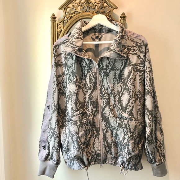 Adidas By Stella McCartney Grey Performance Track Jacket - Picture 6 of 13